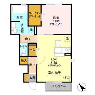 CASCATA Ⅰ【1階】の間取り