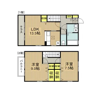 ツインコート ローズコート【1階】の間取り