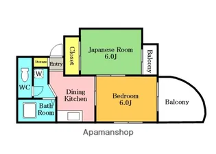 グレース彩【2階】の間取り