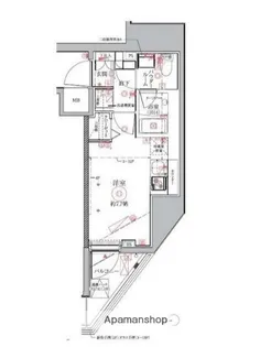 クレイシア川口【12階】の間取り