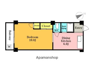 大辰マンション【5階】の間取り