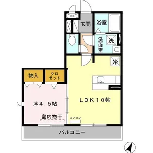 パークリバー【2階】の間取り