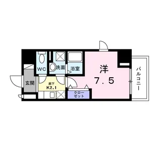 スアヴィス鳩ヶ谷【6階】の間取り