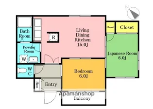 トレビーノマンション【2階】の間取り