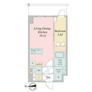 LIME RESIDENCE KAWAGUCHI EAST【2階】の間取り