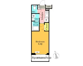 アイルグランデ川口【110号室】の間取り