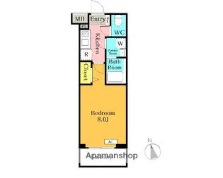 アイルグランデ川口【113号室】の間取り