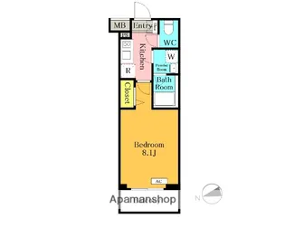 アイルグランデ川口【4階】の間取り