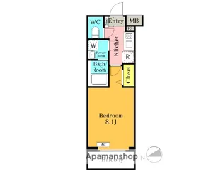 アイルグランデ川口【1階】の間取り