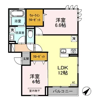 GRACIA【2階】の間取り