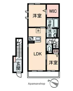 シャルマン【2階】の間取り