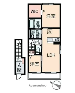 シャルマン【2階】の間取り