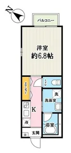 イースターリリー川口【1階】の間取り
