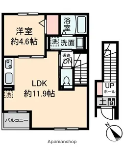 メルヴェーユ【2階】の間取り