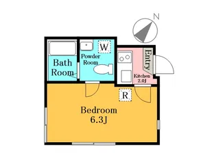 鳩ヶ谷フラッツ【3階】の間取り