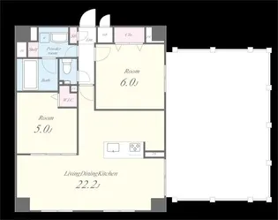 BELAIR川口元郷【8階】の間取り
