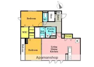 OB RESIDENCE【2階】の間取り