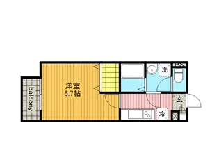 アムール 奏【2階】の間取り