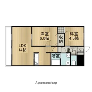 グランディール【3階】の間取り