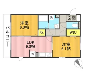 サザンボヌール【3階】の間取り