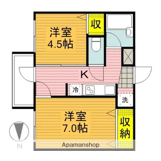 明和ハイツ【302号室】の間取り