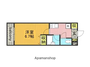 アクシーズⅦ【404号室】の間取り