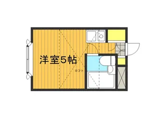 ベルシティ川口1号棟【2階】の間取り
