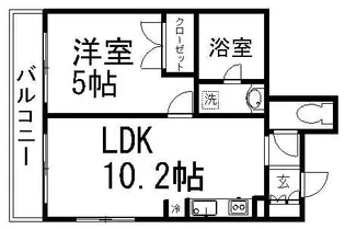 KDX川口幸町レジデンス【1階】の間取り