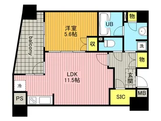 KDX川口幸町レジデンス【0603号室】の間取り