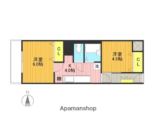 川口寿コーポ【5階】の間取り
