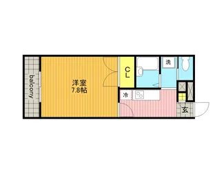 アンプルールフェールYOSHIDA【2階】の間取り