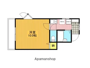 カミングホーム1番館【2階】の間取り