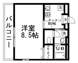 アンプルール フェール HORIZON【2階】の間取り