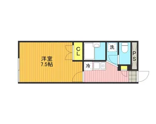 アムール プリヴェール【2階】の間取り