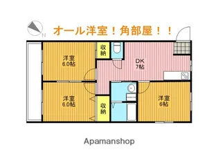 メゾンミナミ【205号室】の間取り