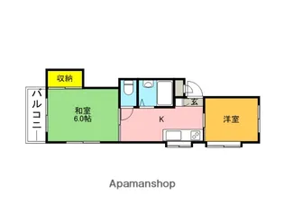 NKマンション青木【2階】の間取り