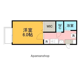 キャメル東大宮【202号室】の間取り