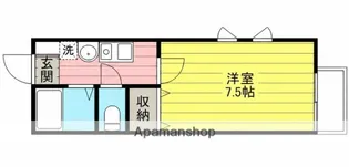 グリーンパレス【102号室】の間取り