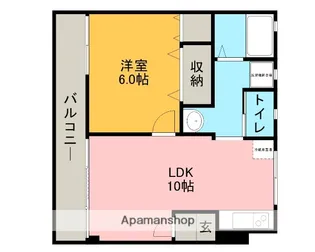 鈴屋ビル【2階】の間取り