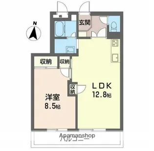 メゾン丸宮H棟【2階】の間取り