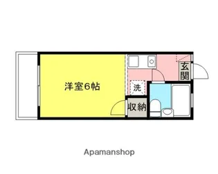 シャルム瀬田【203号室】の間取り
