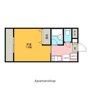 稲荷ハイツ【2階】の間取り