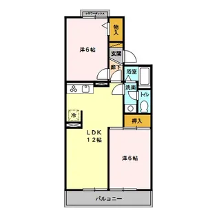 セジュールちづる【2階】の間取り