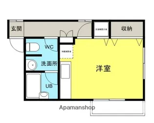 イーストパレス【202号室】の間取り