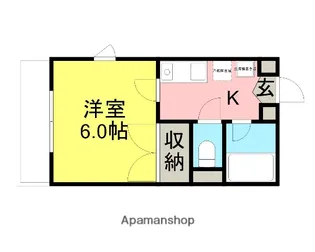 メゾンドール東大宮Ⅰ番館【2階】の間取り