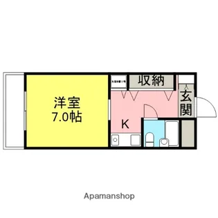 ジュネスコダマ【303号室】の間取り