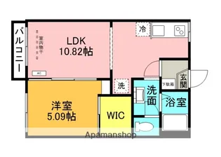 コーポ山田A・B【B201号室】の間取り