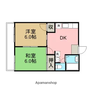 タカシヤハイツ【105号室】の間取り