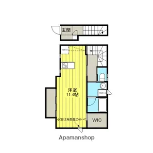 シャンテエール【201号室】の間取り