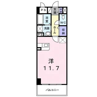 カスタナール【3階】の間取り
